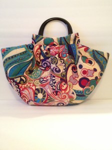 An explosion of retro color all from a little perfume bottle!